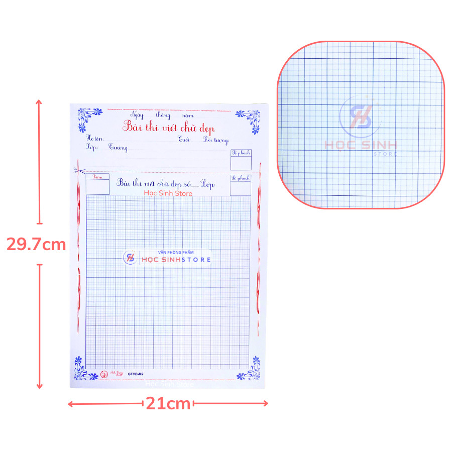 Giấy Luyện Chữ M2