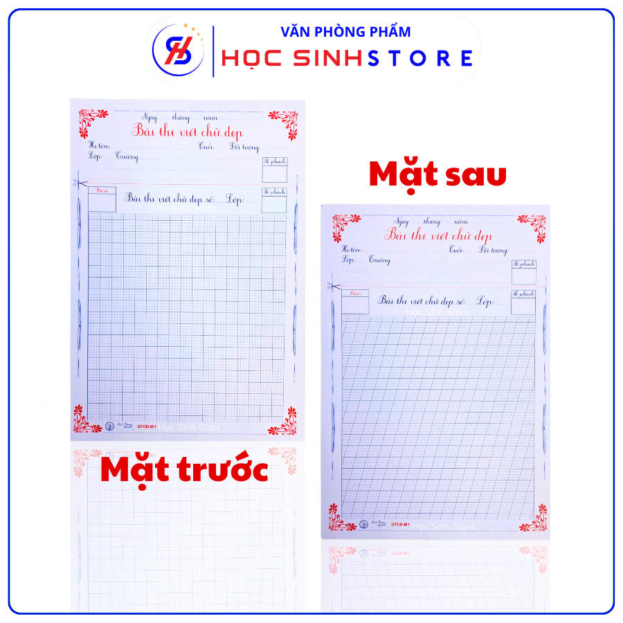 Giấy Luyện Chữ M1