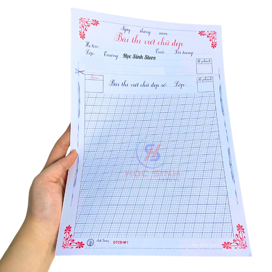 Giấy Luyện Chữ M1