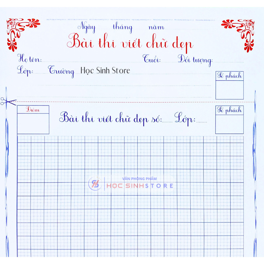 Giấy Luyện Chữ M1