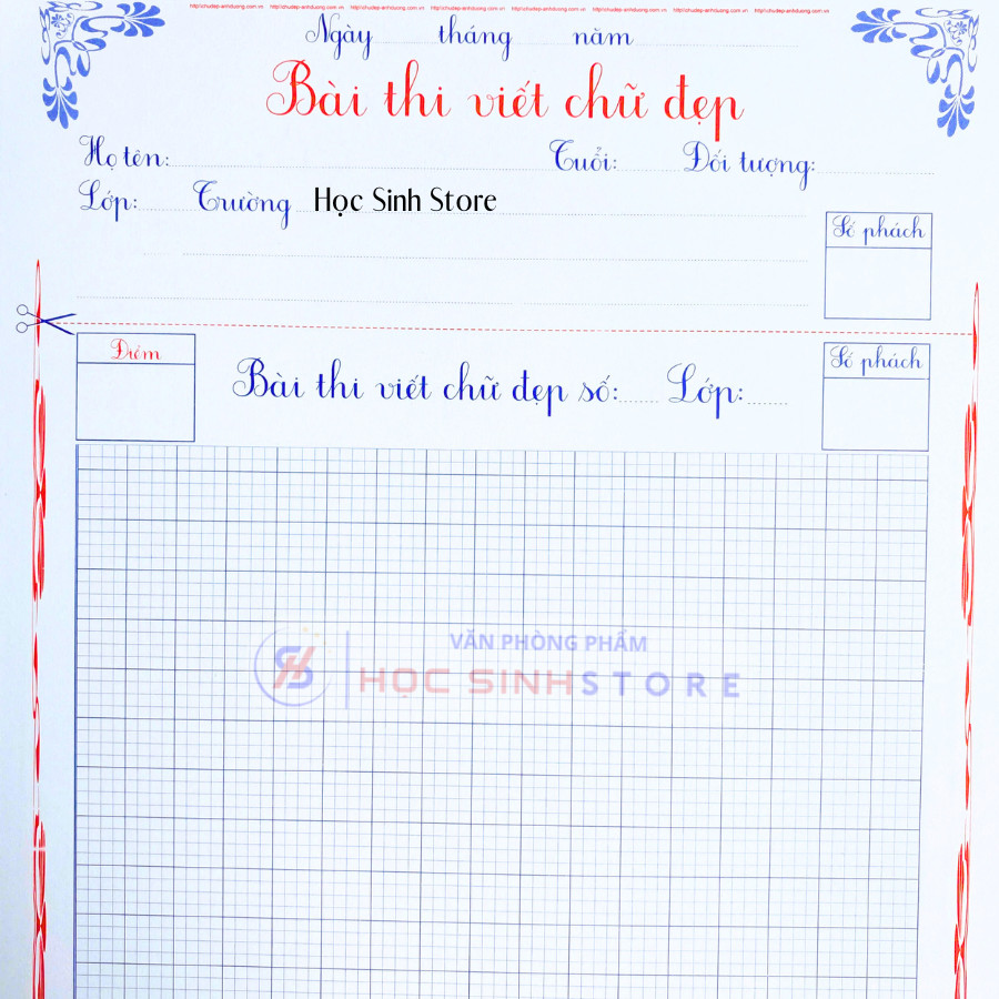 Giấy Luyện Chữ M2