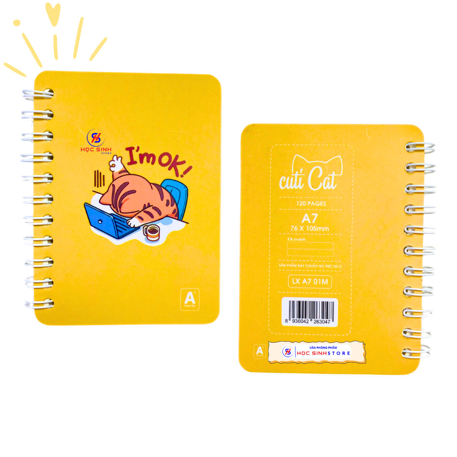 Sổ Lò Xo Cuti Cat