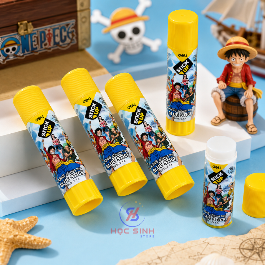 Combo 3 Chai Hồ Khô One Piece Cao Cấp Deli A248 8g, Nắp Tiện Lợi, An Toàn, Ít Mùi, Độ Bám Dính Cao - Ảnh 8