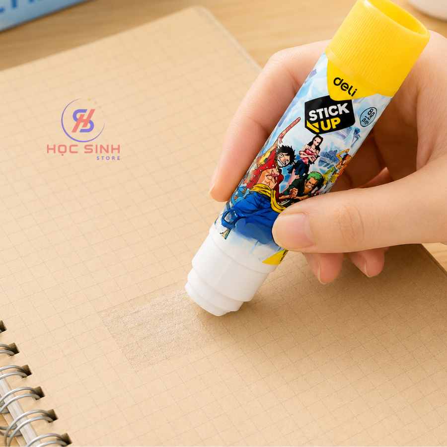 Combo 3 Chai Hồ Khô One Piece Cao Cấp Deli A248 8g, Nắp Tiện Lợi, An Toàn, Ít Mùi, Độ Bám Dính Cao - Ảnh 7