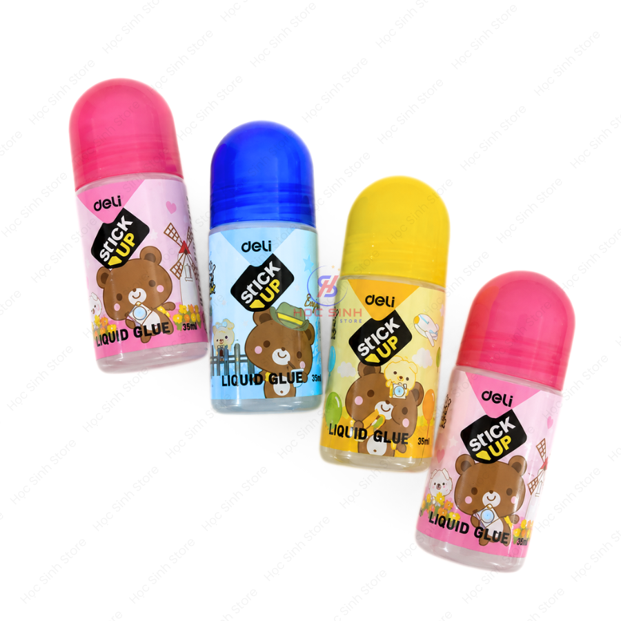 Combo 3 Chai Hồ Nước 7301 Deli Dung Tích 35ml, Hồ Dán Nước Trong Suốt, Khô Nhanh, Độ Bám Dính Tốt - Ảnh 4