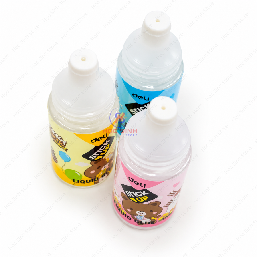 Combo 3 Chai Hồ Nước 7301 Deli Dung Tích 35ml, Hồ Dán Nước Trong Suốt, Khô Nhanh, Độ Bám Dính Tốt - Ảnh 5