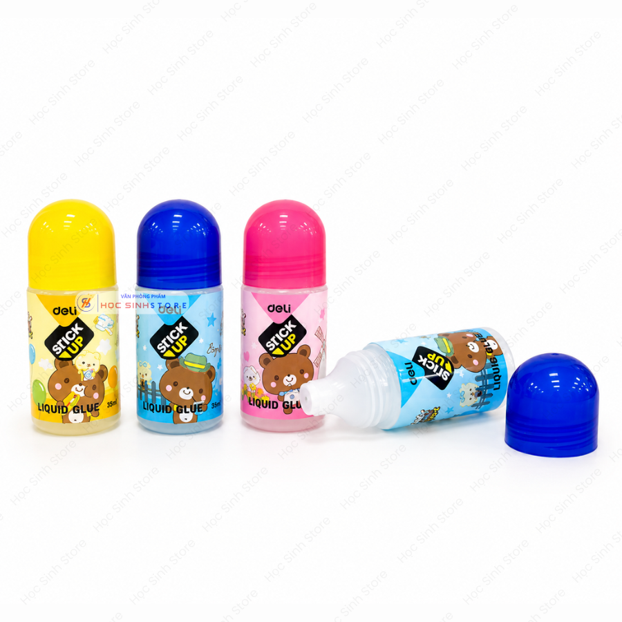 Combo 3 Chai Hồ Nước 7301 Deli Dung Tích 35ml, Hồ Dán Nước Trong Suốt, Khô Nhanh, Độ Bám Dính Tốt - Ảnh 8